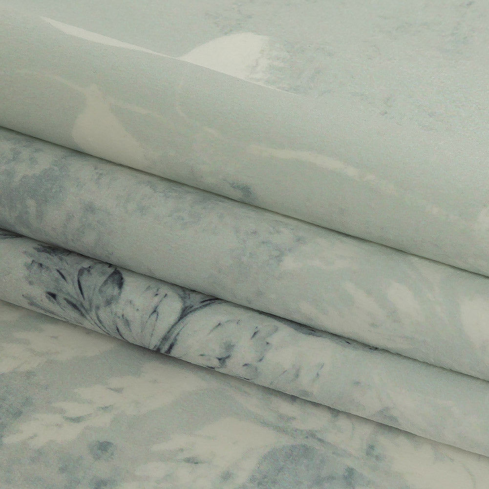 Polyester Knit Microvelvet - Alpine - British Imported Folded Polyester Knit Microvelvet - Alpine - British Imported Folded