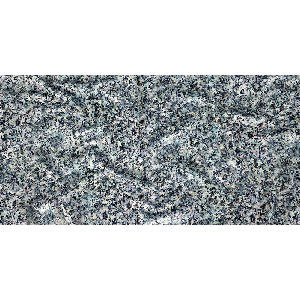Polyester Knit Microvelvet - Alpine Speckled - British Imported Full Polyester Knit Microvelvet - Alpine Speckled - British Imported Full