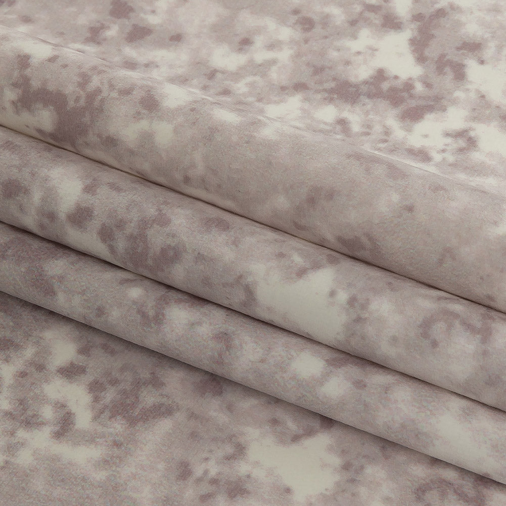Polyester Knit Microvelvet - Quartz Speckled - British Imported Folded Polyester Knit Microvelvet - Quartz Speckled - British Imported Folded
