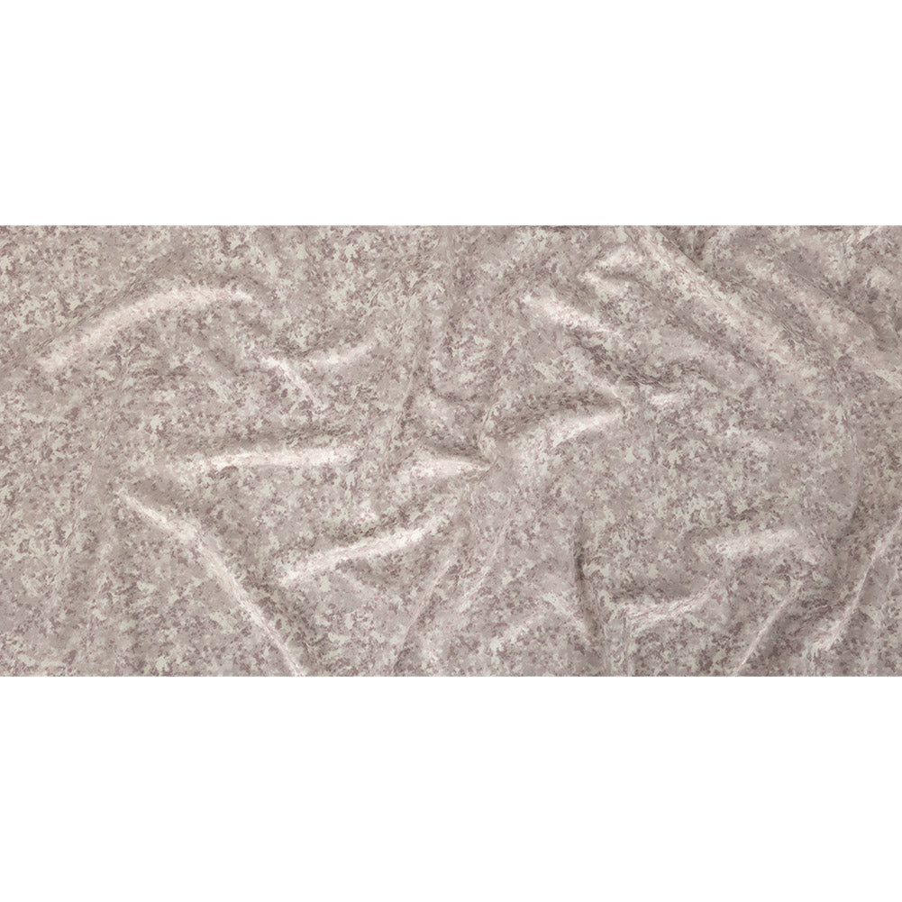Polyester Knit Microvelvet - Quartz Speckled - British Imported Full Polyester Knit Microvelvet - Quartz Speckled - British Imported Full