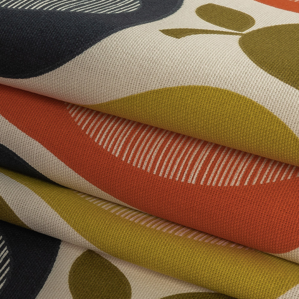 Cotton Canvas Print - Multicolor Vintage Pears - British Imported Folded Cotton Canvas Print - Multicolor Vintage Pears - British Imported Folded