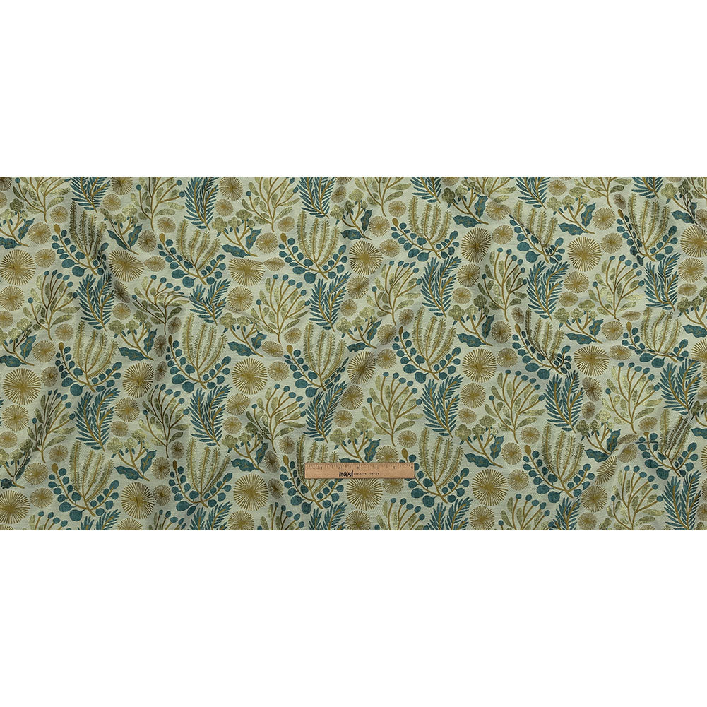 Drapery Jacquard - Citrus Foliage - British Imported Full Drapery Jacquard - Citrus Foliage - British Imported Full