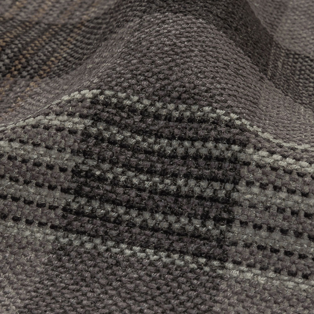 Polyester Chenille - Haze Plaid - British Imported Detail Polyester Chenille - Haze Plaid - British Imported Detail