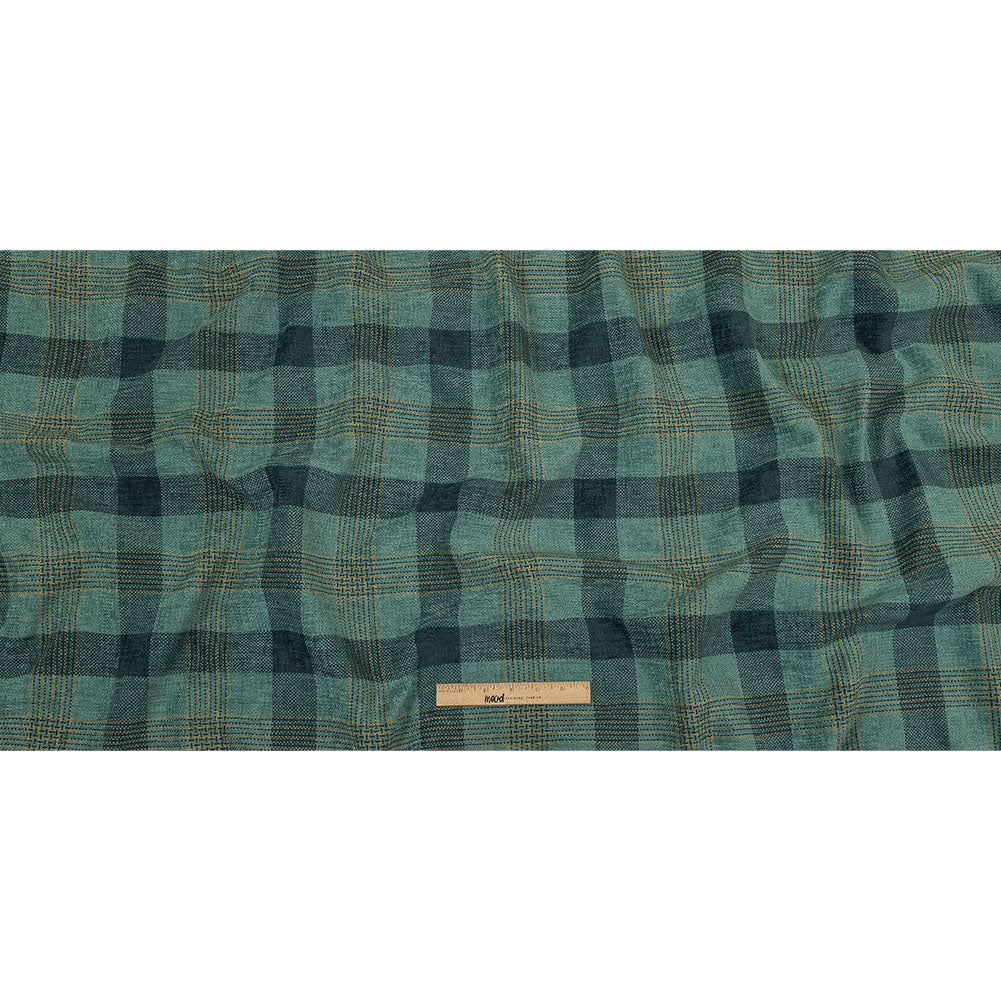 Polyester Chenille - Spa Plaid - British Imported Full Polyester Chenille - Spa Plaid - British Imported Full