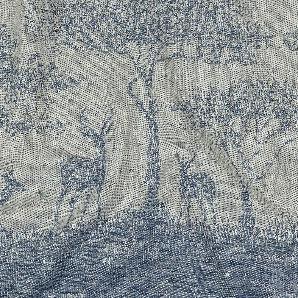 Drapery Jacquard Panel - Danube Antelope in the Wild - British Imported Drapery Jacquard Panel - Danube Antelope in the Wild - British Imported