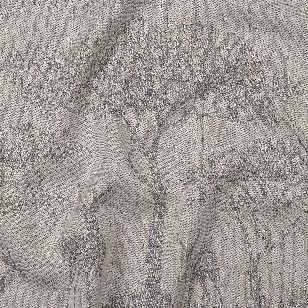 Drapery Jacquard Panel - Haze Antelope in the Wild - British Imported Drapery Jacquard Panel - Haze Antelope in the Wild - British Imported