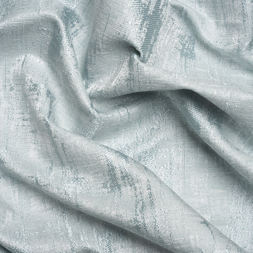 Drapery Jacquard - Duckegg Distressed Abstract - British Imported Drapery Jacquard - Duckegg Distressed Abstract - British Imported