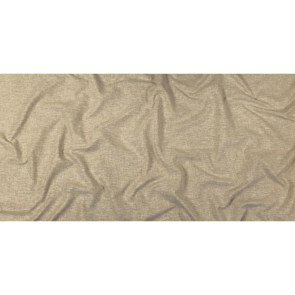 British Imported Heathered Champagne Recycled Polyester Drapery Woven Full British Imported Heathered Champagne Recycled Polyester Drapery Woven Full
