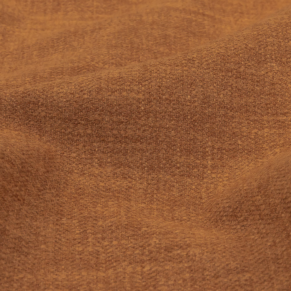 British Imported Heathered Copper Recycled Polyester Drapery Woven Detail British Imported Heathered Copper Recycled Polyester Drapery Woven Detail