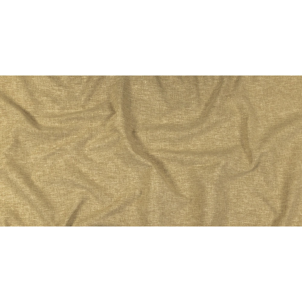 British Imported Heathered Gold Recycled Polyester Drapery Woven Full British Imported Heathered Gold Recycled Polyester Drapery Woven Full