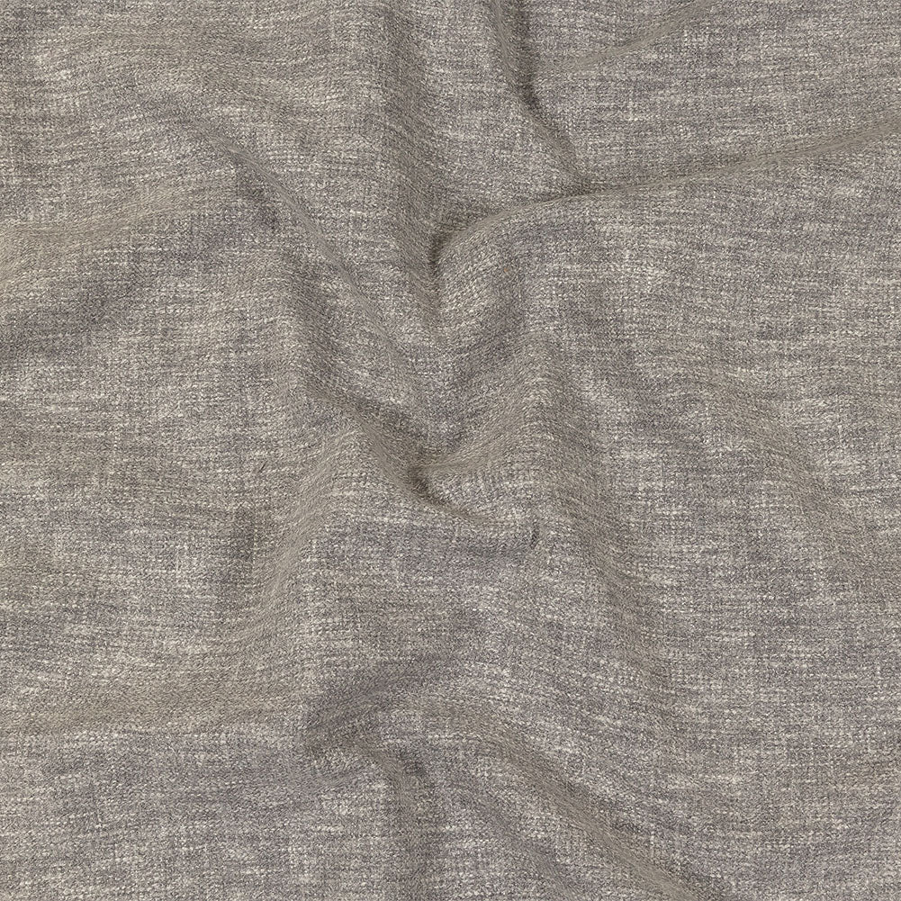 British Imported Heathered Graphite Recycled Polyester Drapery Woven British Imported Heathered Graphite Recycled Polyester Drapery Woven