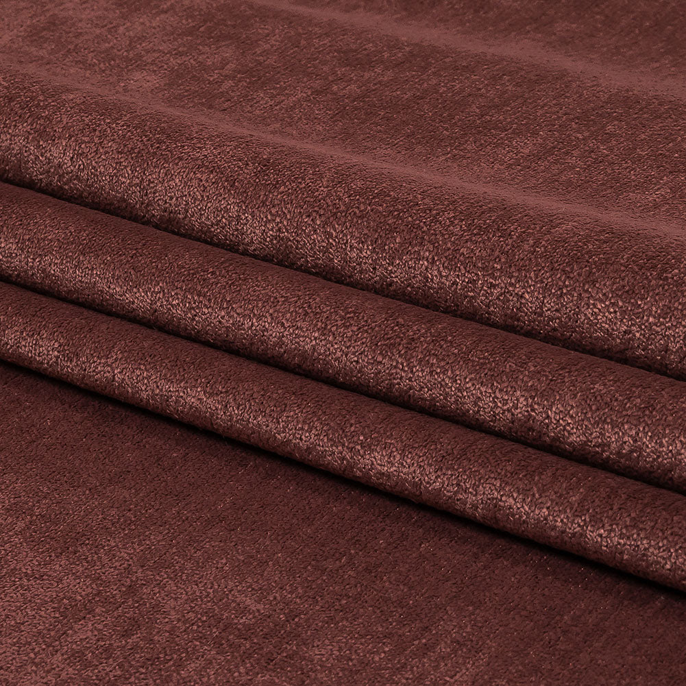 Micro Polyester Chenille - Berry - British Imported Folded Micro Polyester Chenille - Berry - British Imported Folded