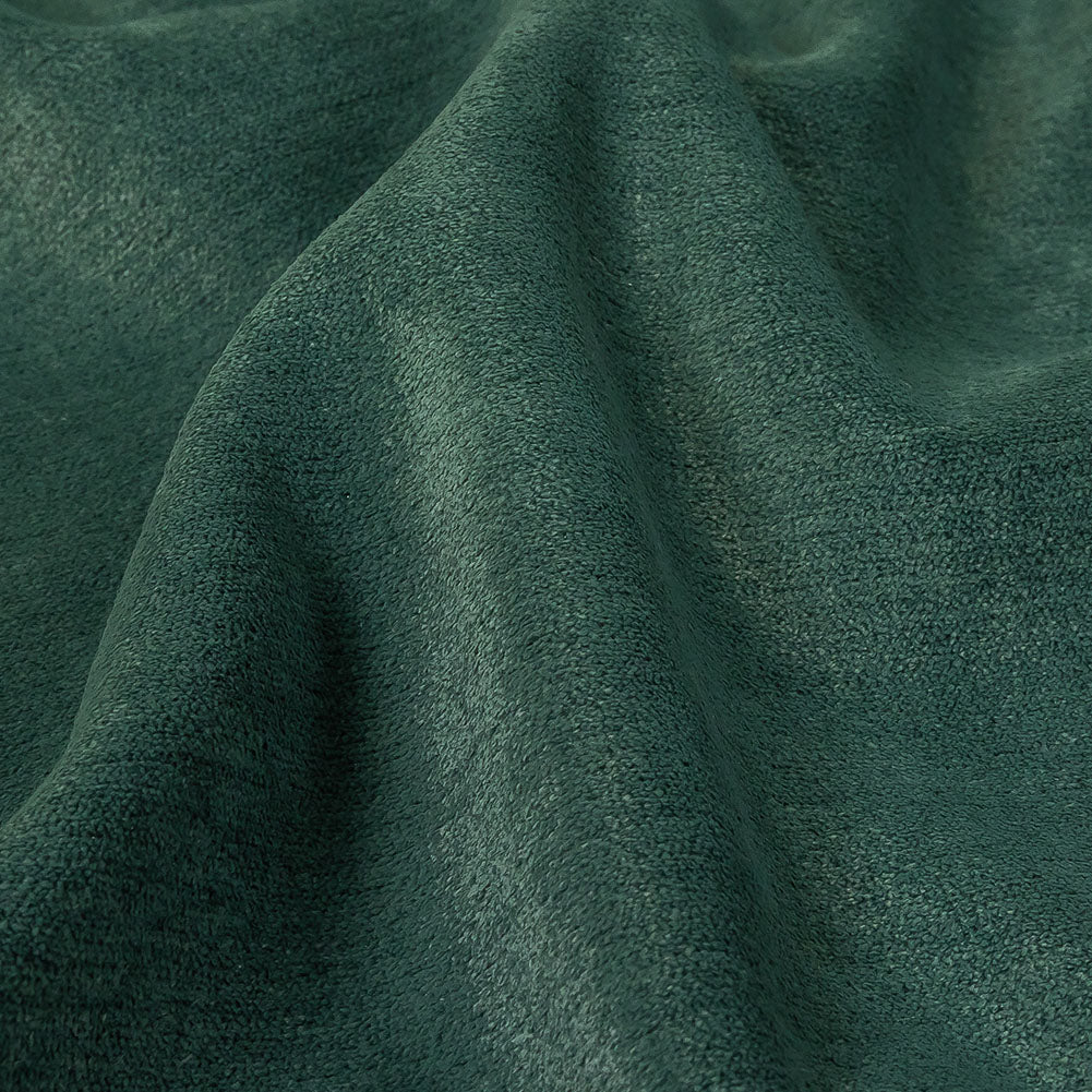 Micro Polyester Chenille - Emerald - British Imported Detail Micro Polyester Chenille - Emerald - British Imported Detail