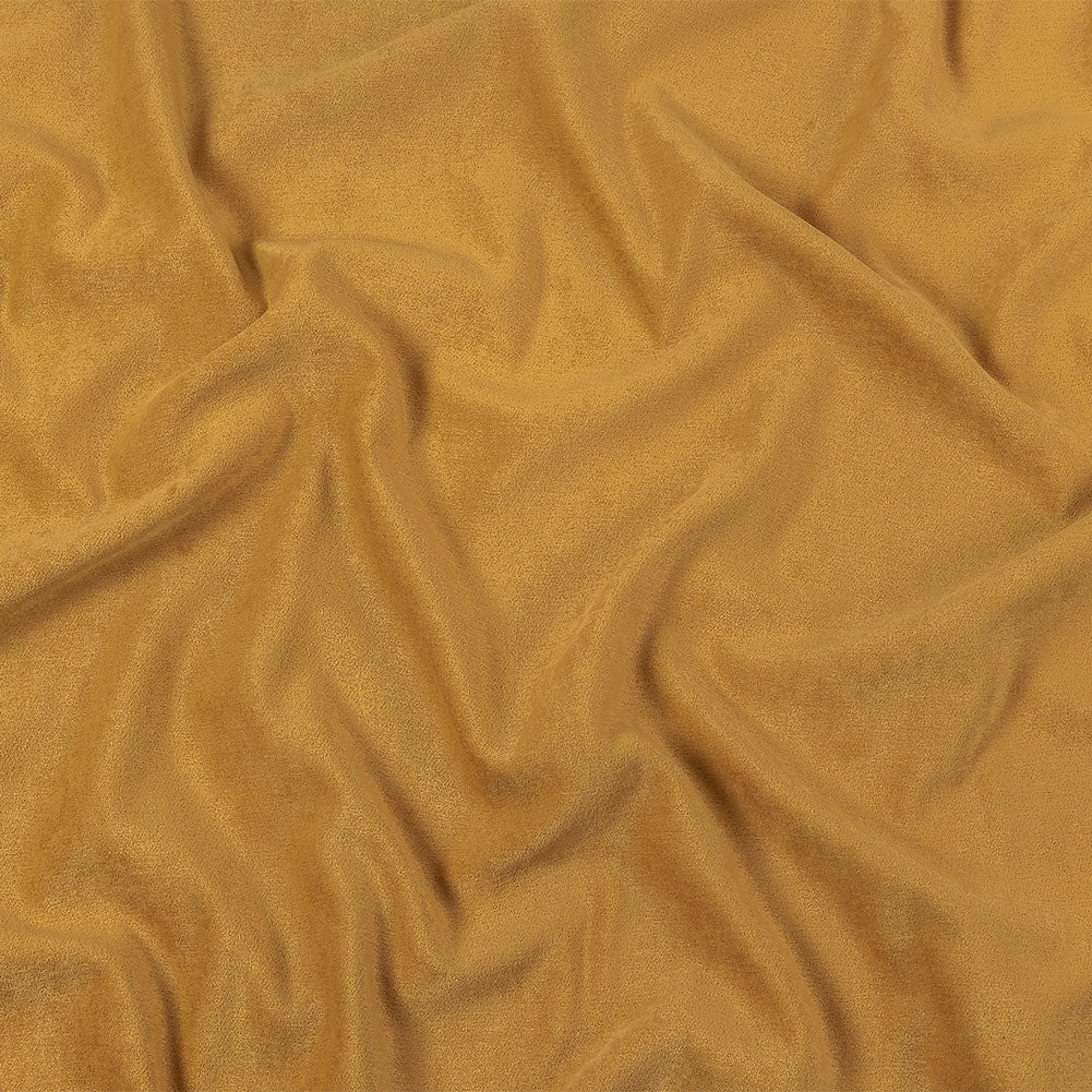 Micro Polyester Chenille - Mustard - British Imported Micro Polyester Chenille - Mustard - British Imported
