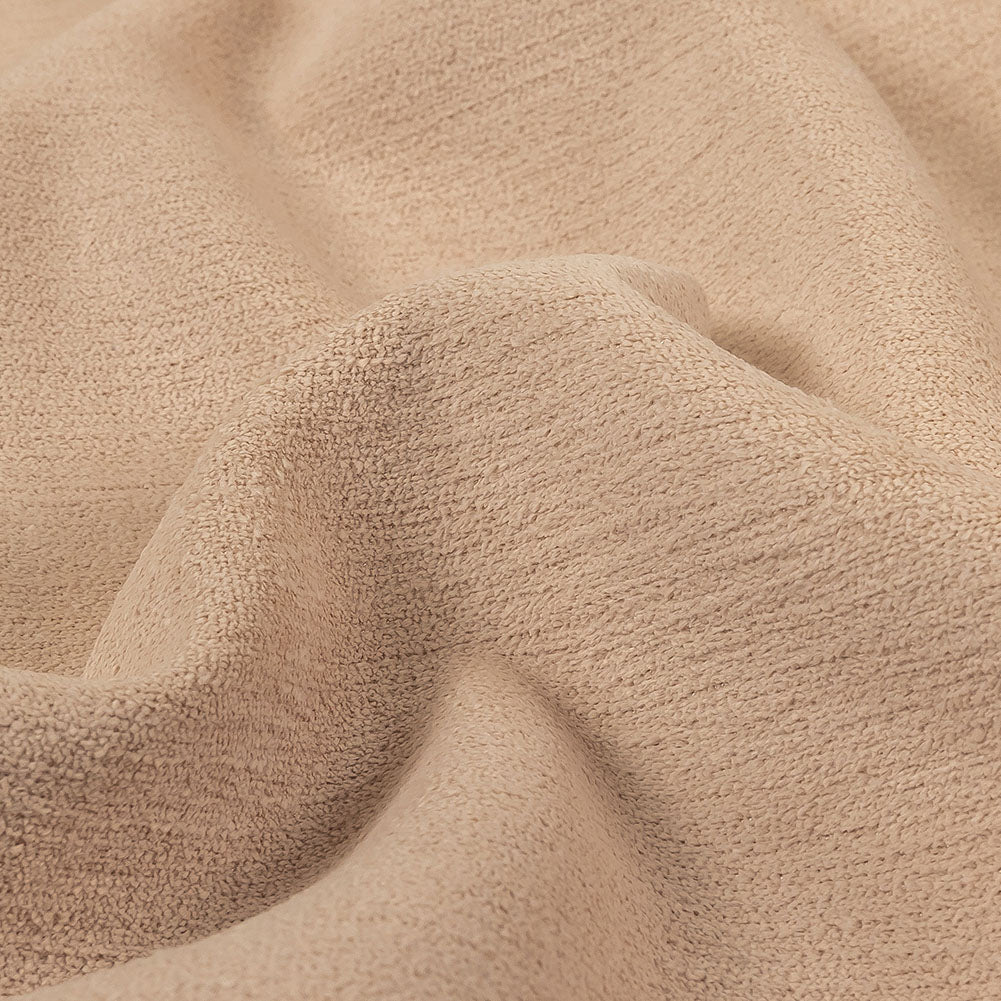 Micro Polyester Chenille - Nude - British Imported Detail Micro Polyester Chenille - Nude - British Imported Detail