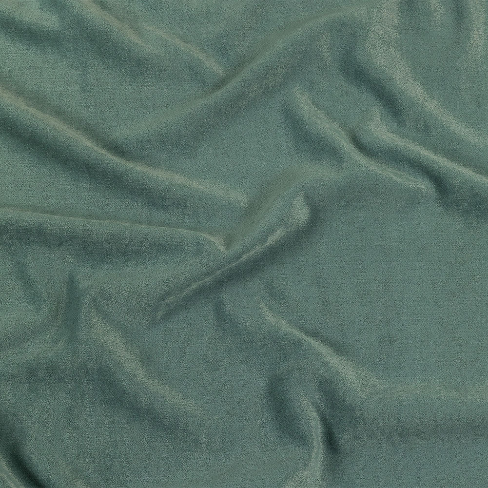 Micro Polyester Chenille - Ocean - British Imported Micro Polyester Chenille - Ocean - British Imported