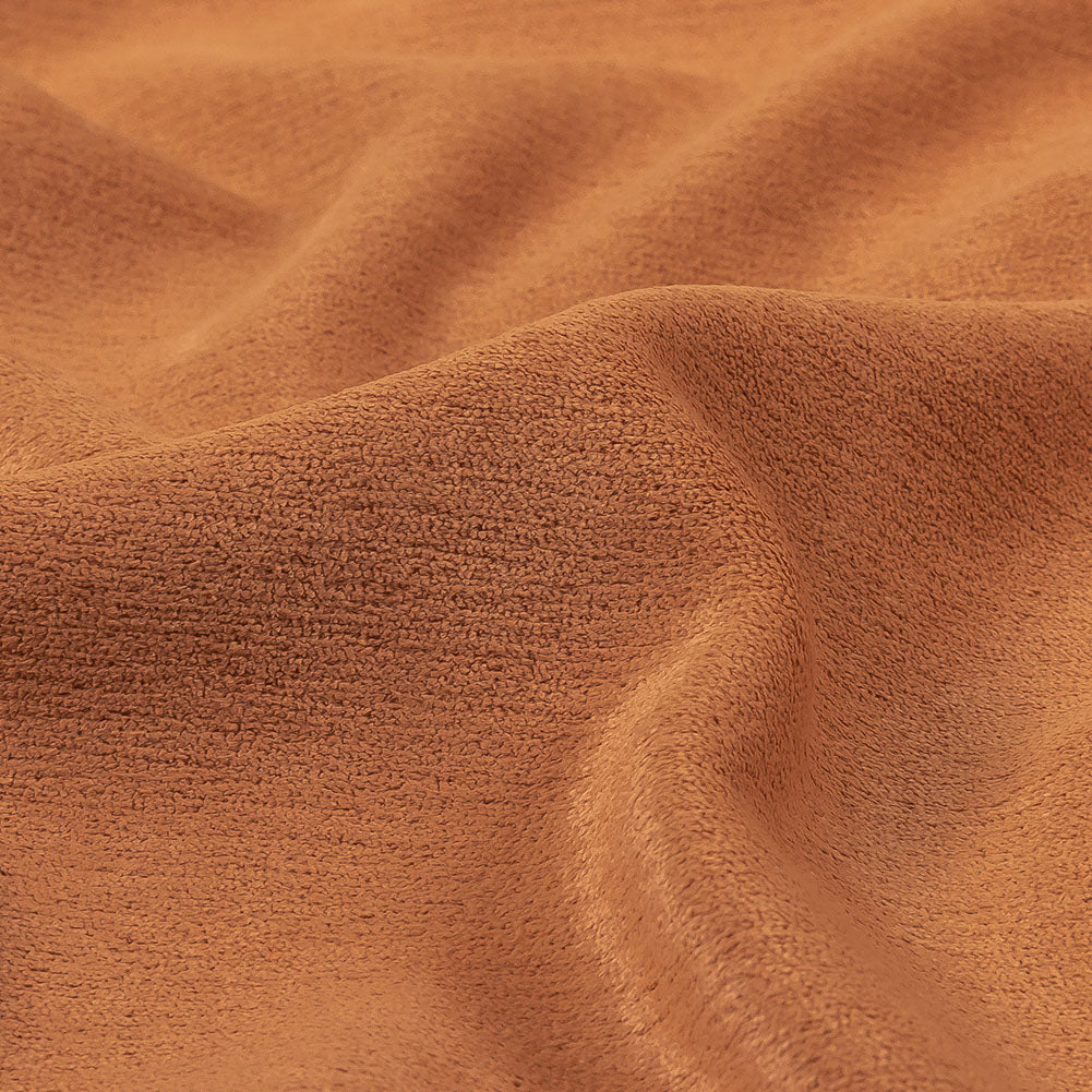 Micro Polyester Chenille - Papaya - British Imported Detail Micro Polyester Chenille - Papaya - British Imported Detail