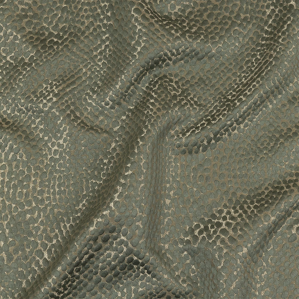 Drapery Jacquard - Sage Spotted Texture - British Imported Drapery Jacquard - Sage Spotted Texture - British Imported