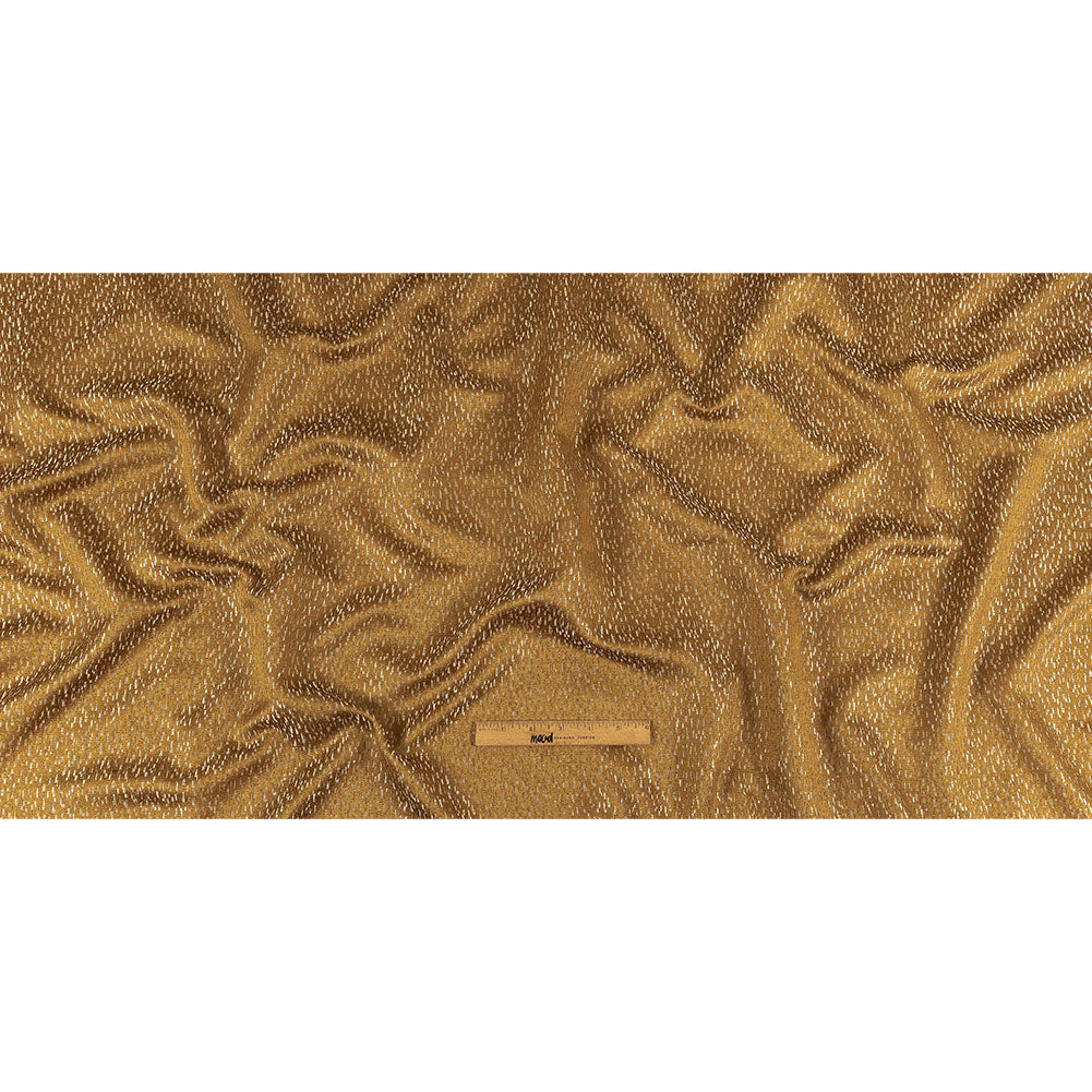 Metallic Drapery Jacquard - Bronze Digital Spots - British Imported Full Metallic Drapery Jacquard - Bronze Digital Spots - British Imported Full