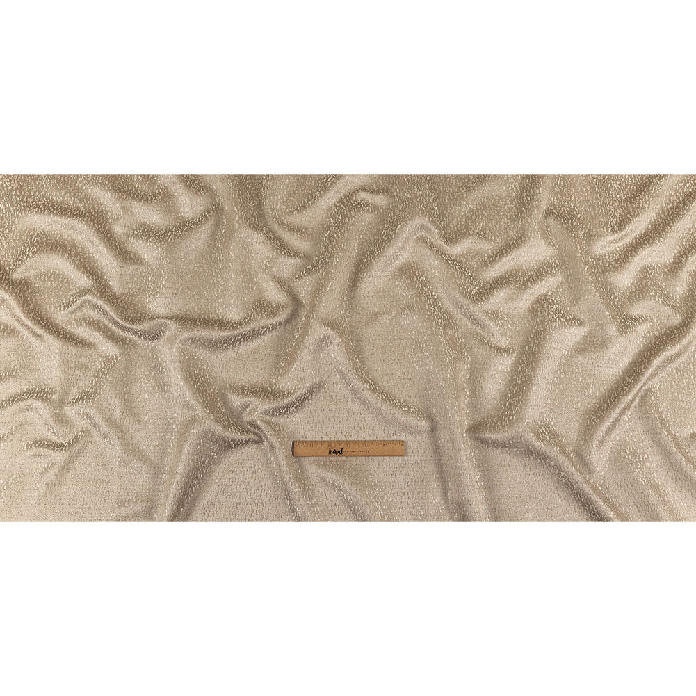 Metallic Drapery Jacquard - Stone Digital Spots - British Imported Full Metallic Drapery Jacquard - Stone Digital Spots - British Imported Full