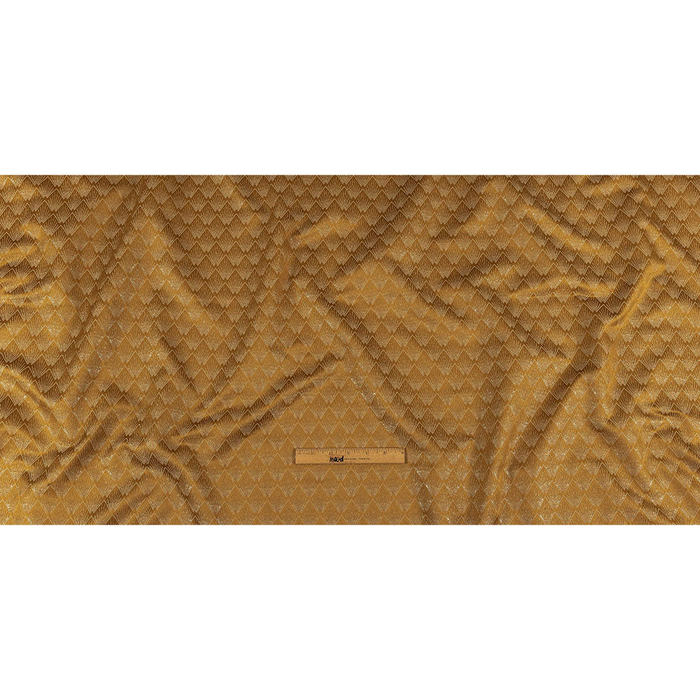 Metallic Drapery Jacquard - Bronze Digital Spots - British Imported Full Metallic Drapery Jacquard - Bronze Digital Spots - British Imported Full