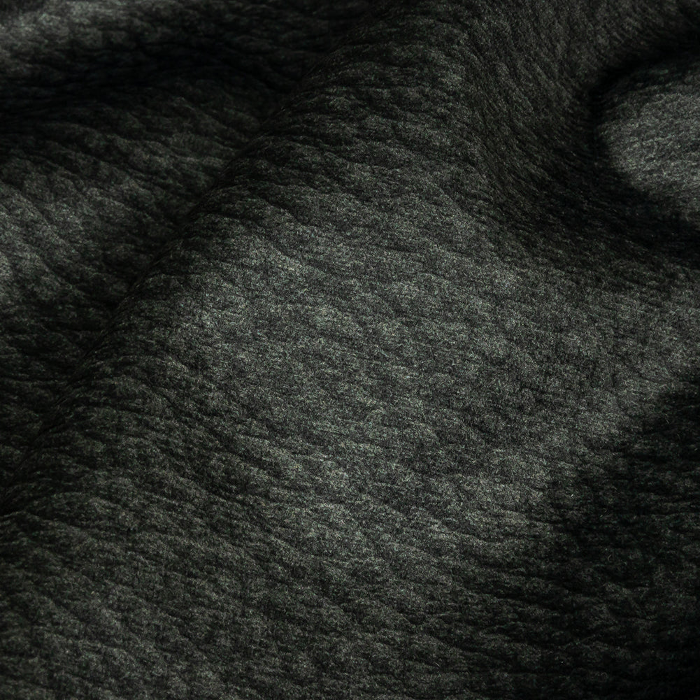 Polyester Microvelvet - Ebony Abstract - British Imported Detail Polyester Microvelvet - Ebony Abstract - British Imported Detail
