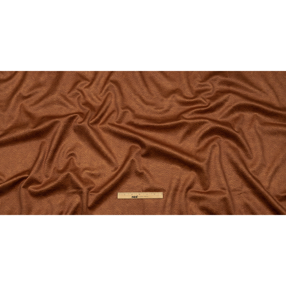 Polyester Microvelvet - Rust Abstract - British Imported Full Polyester Microvelvet - Rust Abstract - British Imported Full