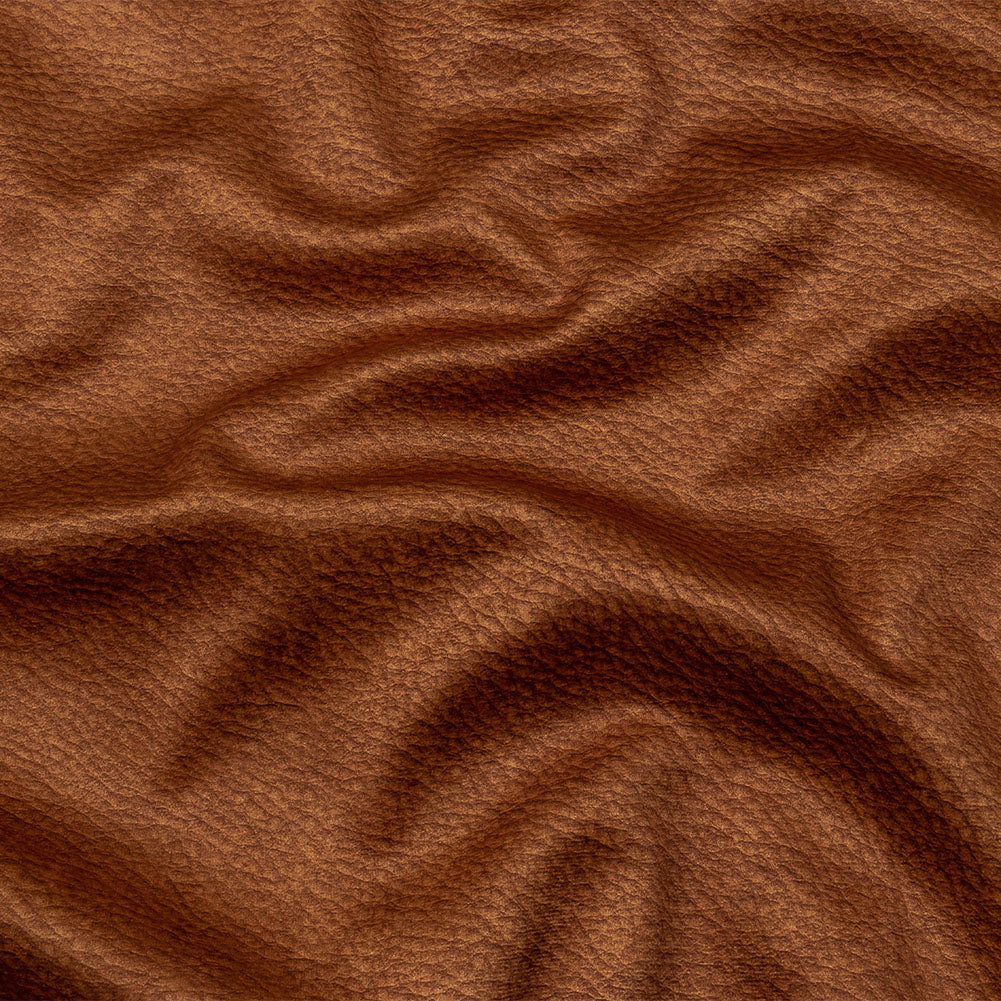 Polyester Microvelvet - Rust Abstract - British Imported Polyester Microvelvet - Rust Abstract - British Imported