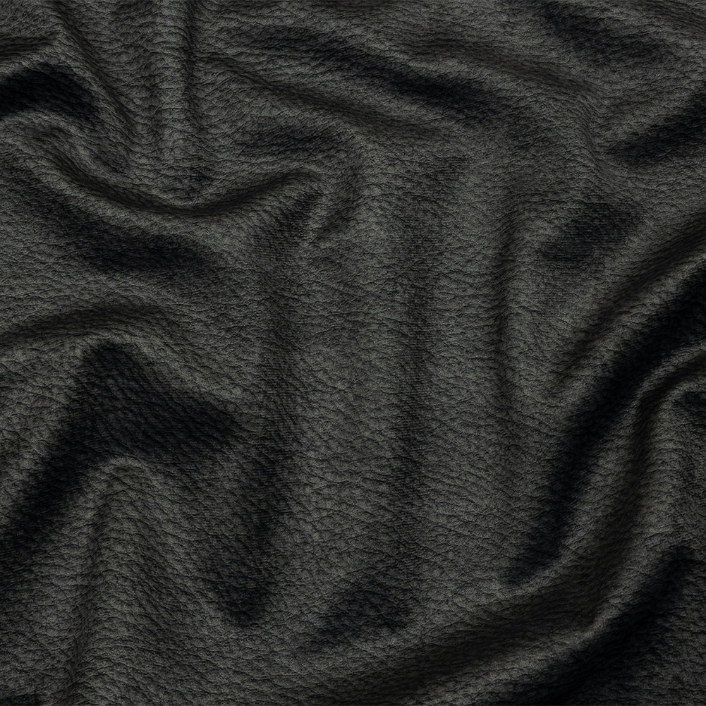 Polyester Microvelvet - Slate Abstract - British Imported Polyester Microvelvet - Slate Abstract - British Imported