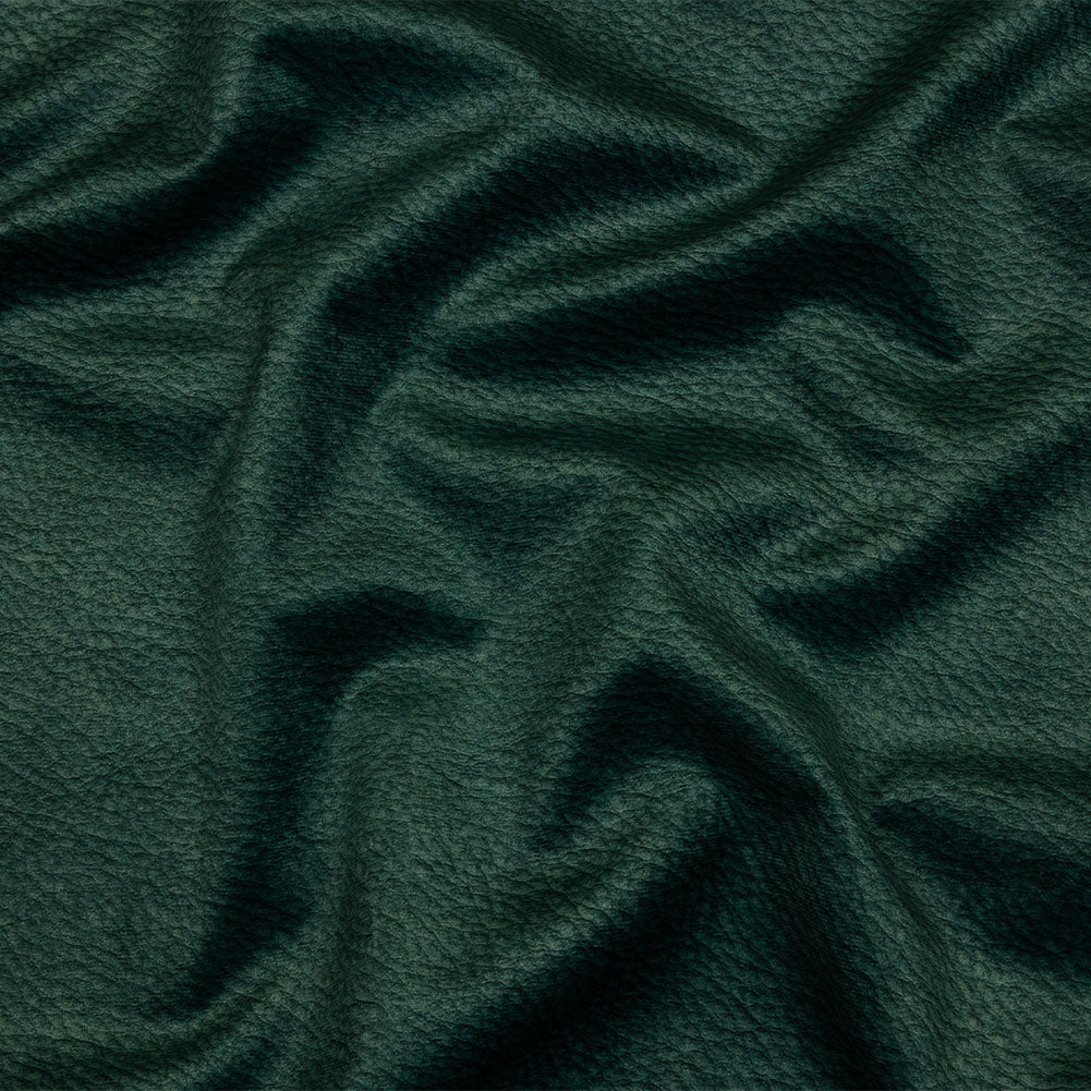 Polyester Microvelvet - Teal Abstract - British Imported Polyester Microvelvet - Teal Abstract - British Imported