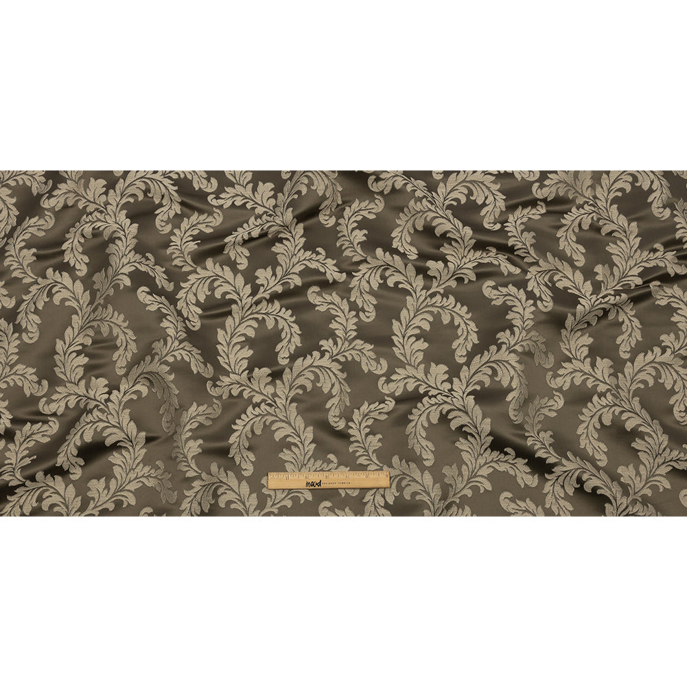 Drapery Jacquard - Fawn Elegant Ferns - British Imported Full Drapery Jacquard - Fawn Elegant Ferns - British Imported Full