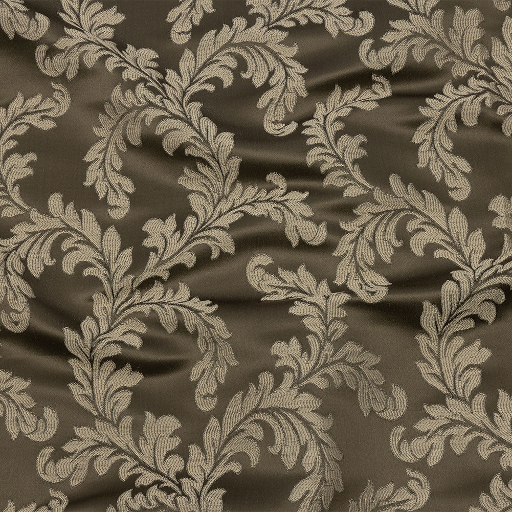 Drapery Jacquard - Fawn Elegant Ferns - British Imported Drapery Jacquard - Fawn Elegant Ferns - British Imported