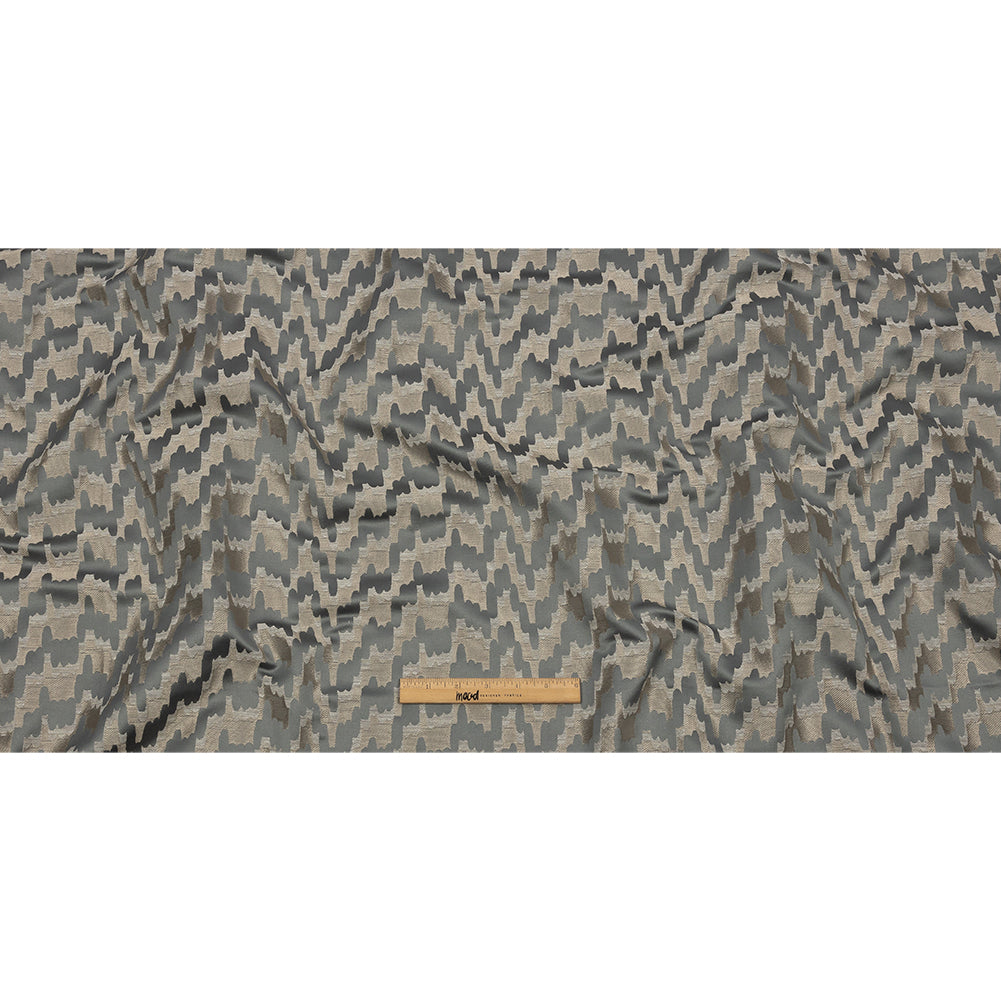 Drapery Jacquard - Slate Abstract Clouds - British Imported Full Drapery Jacquard - Slate Abstract Clouds - British Imported Full