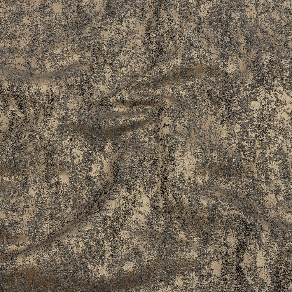 Polyester Jacquard - Truffle Abstract - British Imported Polyester Jacquard - Truffle Abstract - British Imported