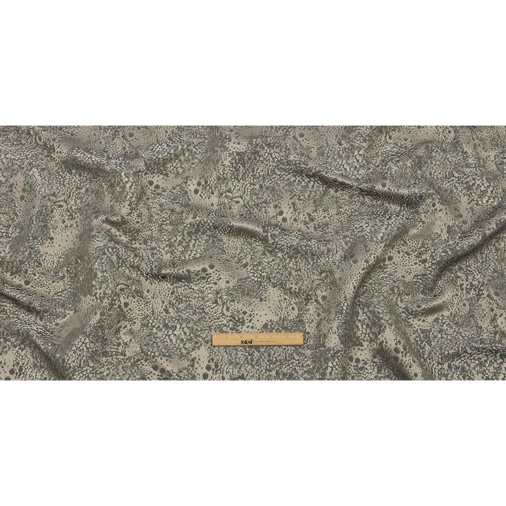 Metallic Drapery Jacquard - Fossil Pebbly Spots - British Imported Full Metallic Drapery Jacquard - Fossil Pebbly Spots - British Imported Full