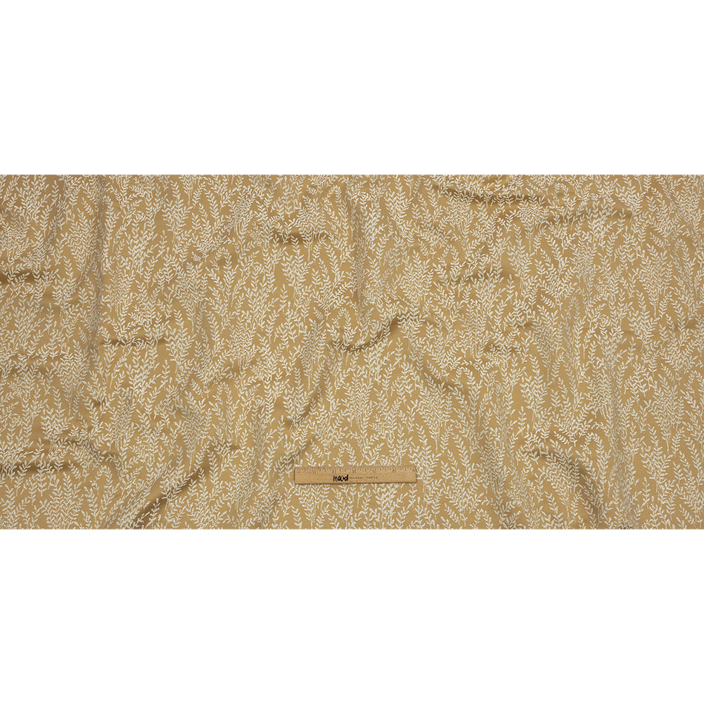Drapery Jacquard - Gold Little Leaves - British Imported Full Drapery Jacquard - Gold Little Leaves - British Imported Full