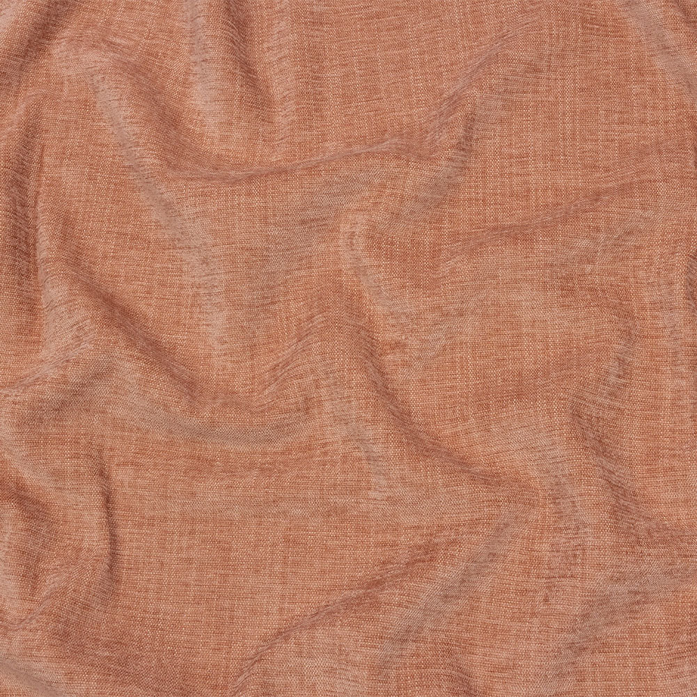 Polyester Upholstery Chenille - Coral - British Imported Polyester Upholstery Chenille - Coral - British Imported