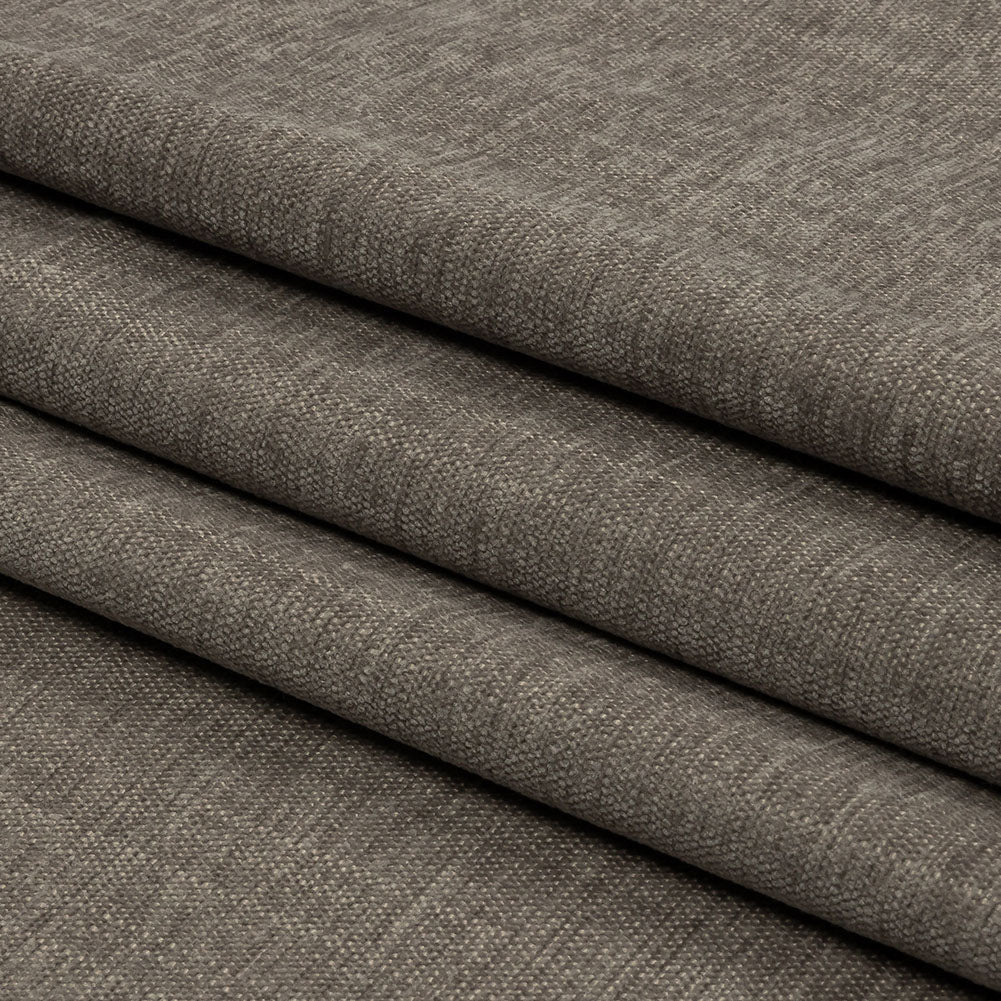 Polyester Upholstery Chenille - Fog - British Imported Folded Polyester Upholstery Chenille - Fog - British Imported Folded
