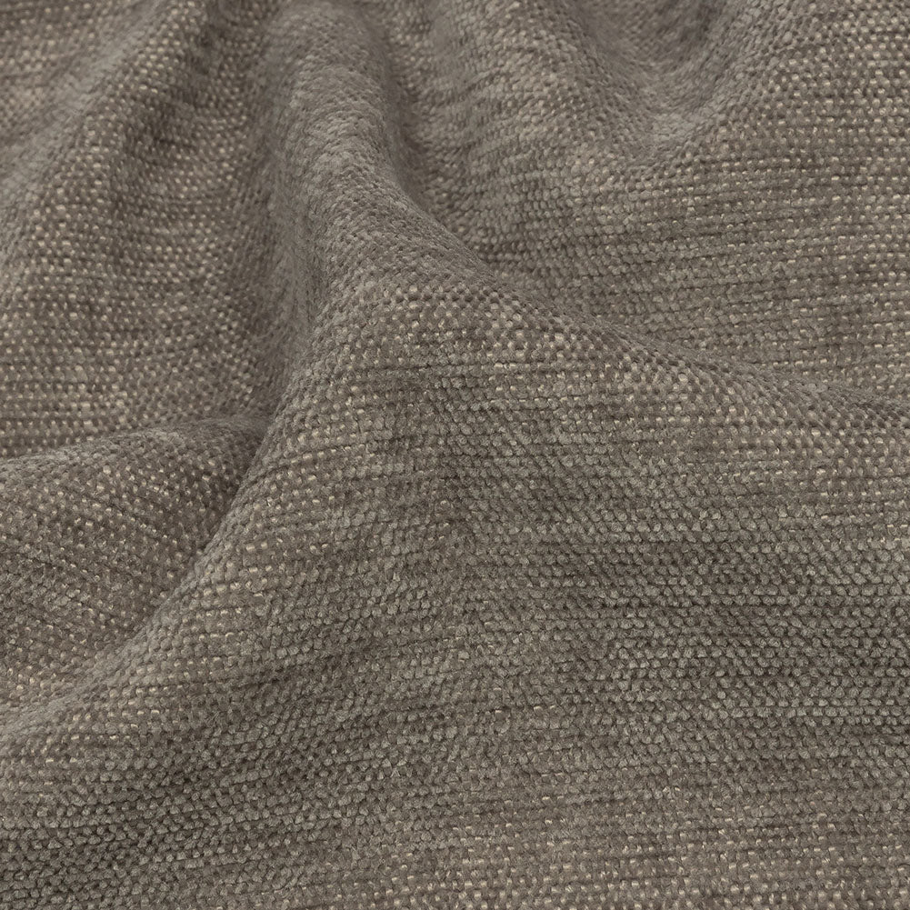 Polyester Upholstery Chenille - Fog - British Imported Detail Polyester Upholstery Chenille - Fog - British Imported Detail