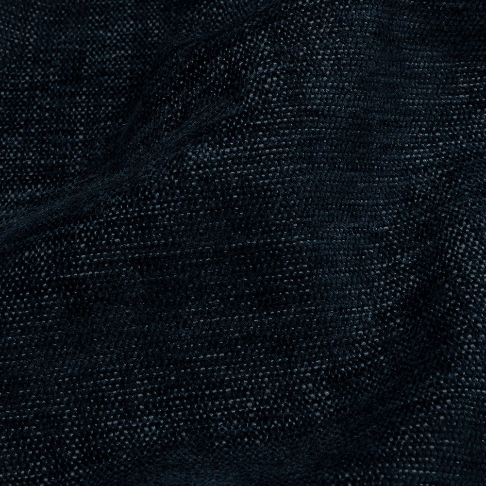 Polyester Upholstery Chenille - Ink - British Imported Detail Polyester Upholstery Chenille - Ink - British Imported Detail