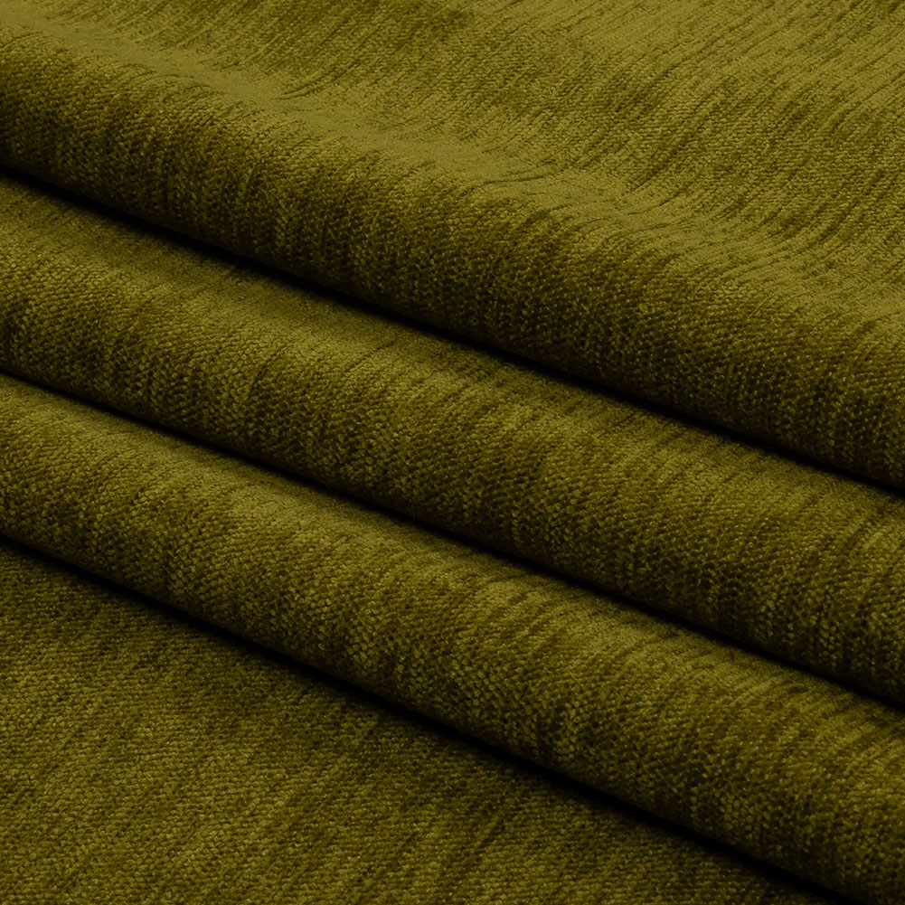 Polyester Upholstery Chenille - Kiwi - British Imported Folded Polyester Upholstery Chenille - Kiwi - British Imported Folded