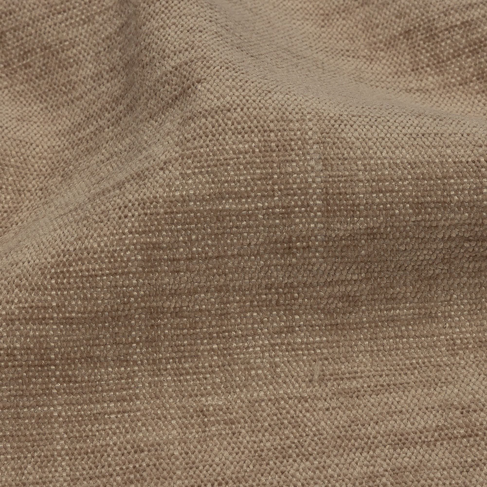 Polyester Upholstery Chenille - Oatmeal - British Imported Detail Polyester Upholstery Chenille - Oatmeal - British Imported Detail