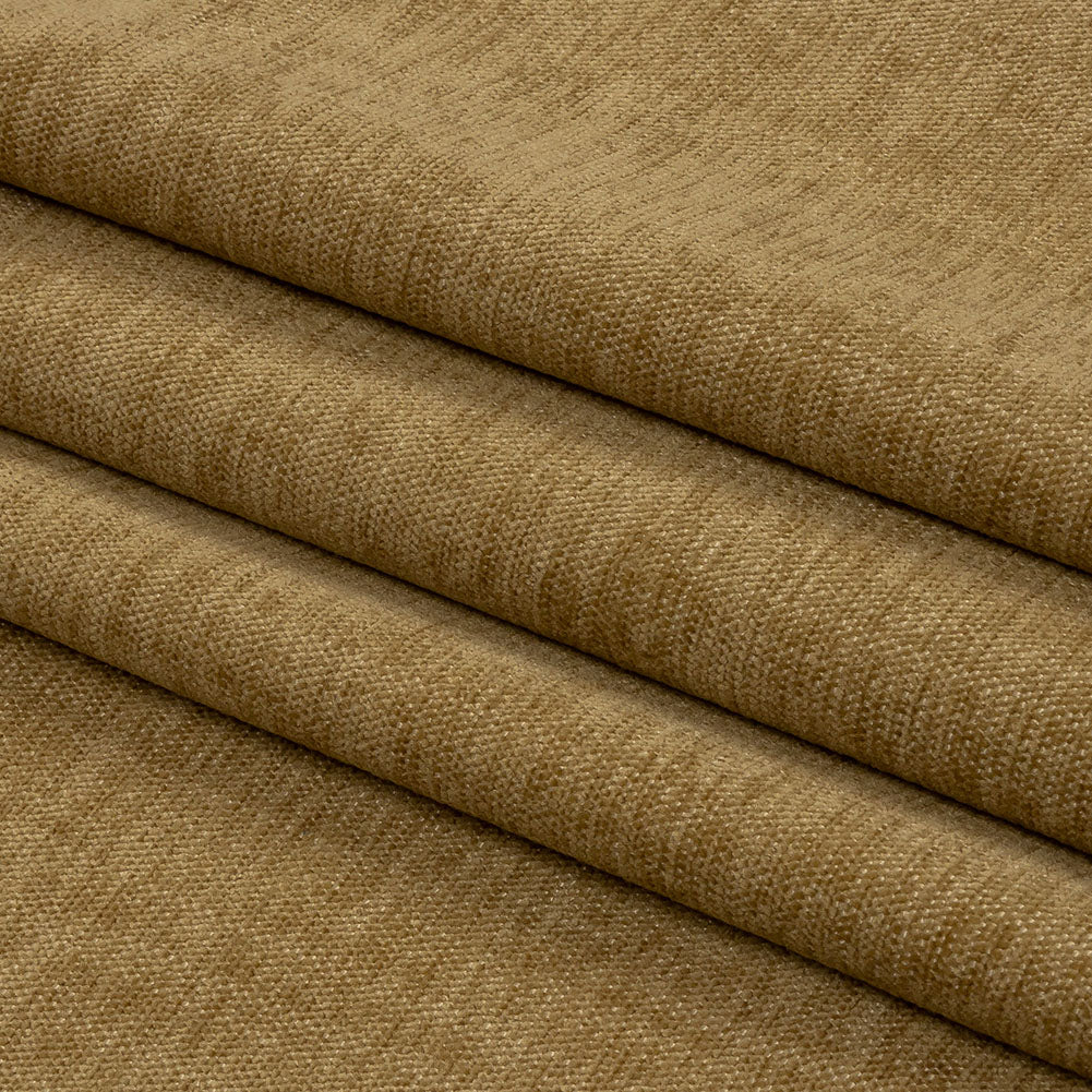 Polyester Upholstery Chenille - Olive - British Imported Folded Polyester Upholstery Chenille - Olive - British Imported Folded