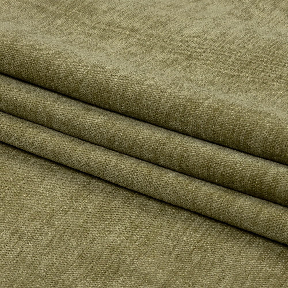 Polyester Upholstery Chenille - Pistachio - British Imported Folded Polyester Upholstery Chenille - Pistachio - British Imported Folded