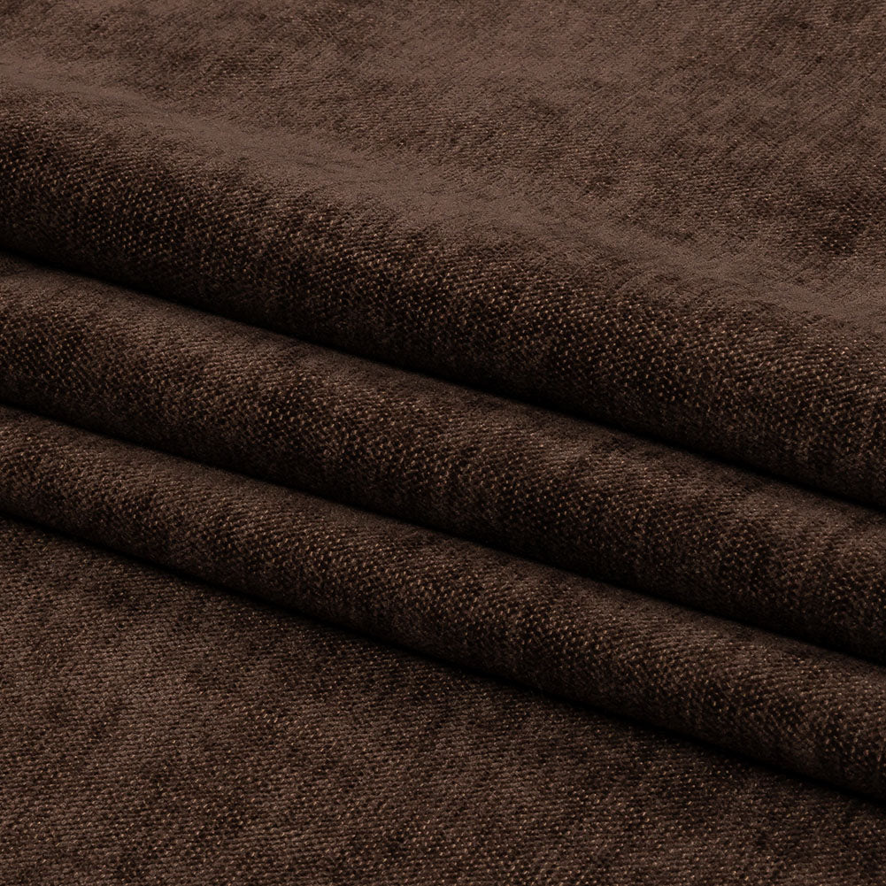 Polyester Upholstery Chenille - Praline - British Imported Folded Polyester Upholstery Chenille - Praline - British Imported Folded