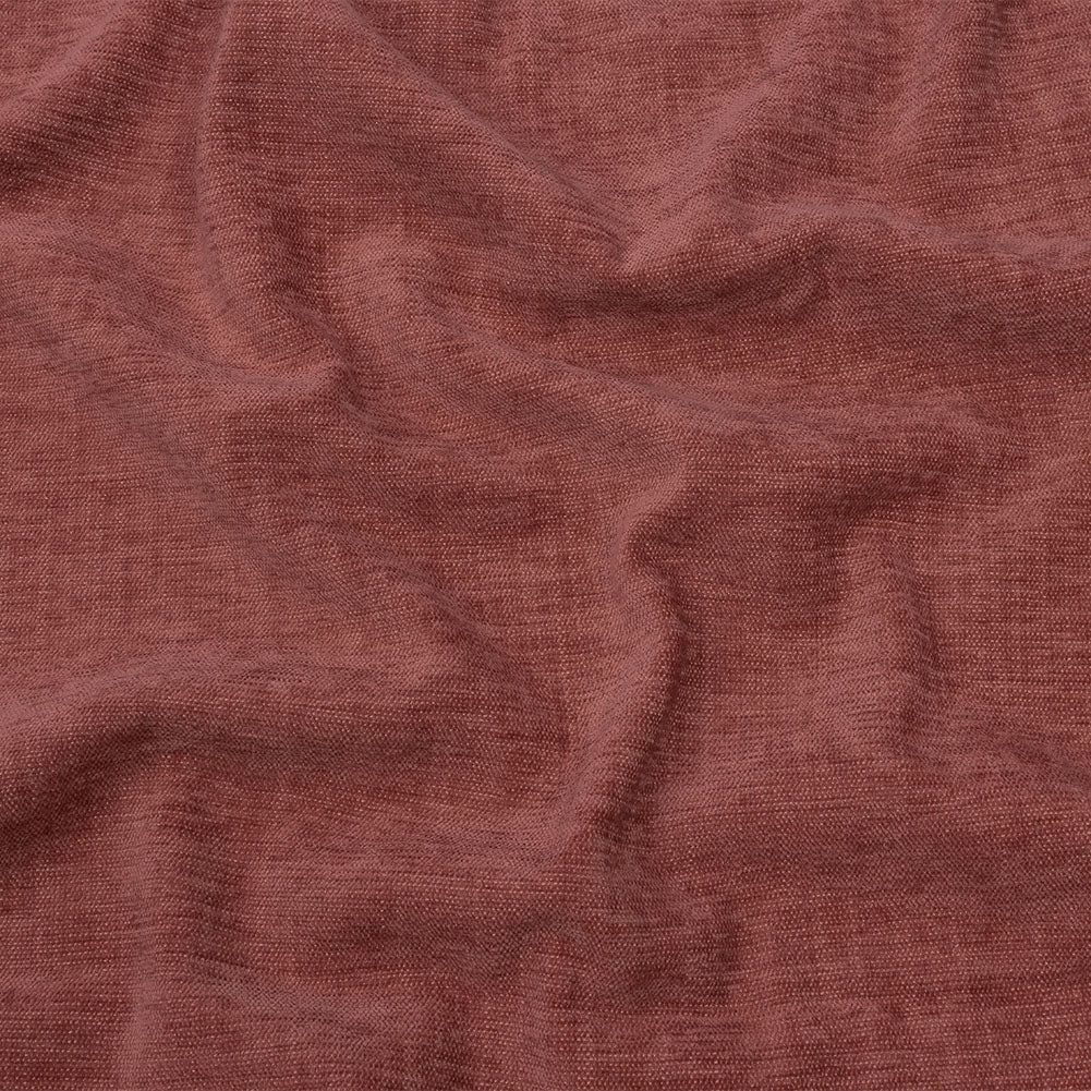 Polyester Upholstery Chenille - Rouge - British Imported Polyester Upholstery Chenille - Rouge - British Imported
