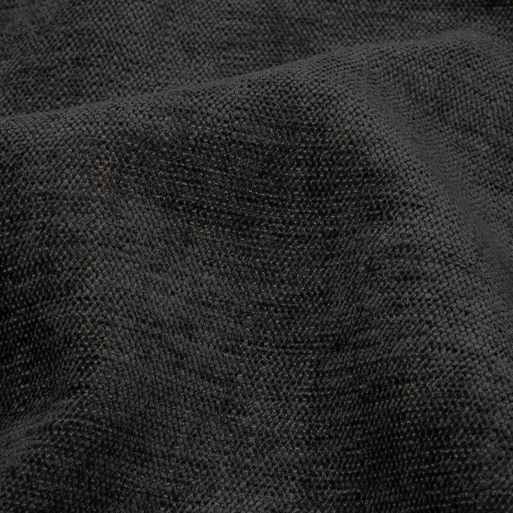 Polyester Upholstery Chenille - Smoke - British Imported Detail Polyester Upholstery Chenille - Smoke - British Imported Detail