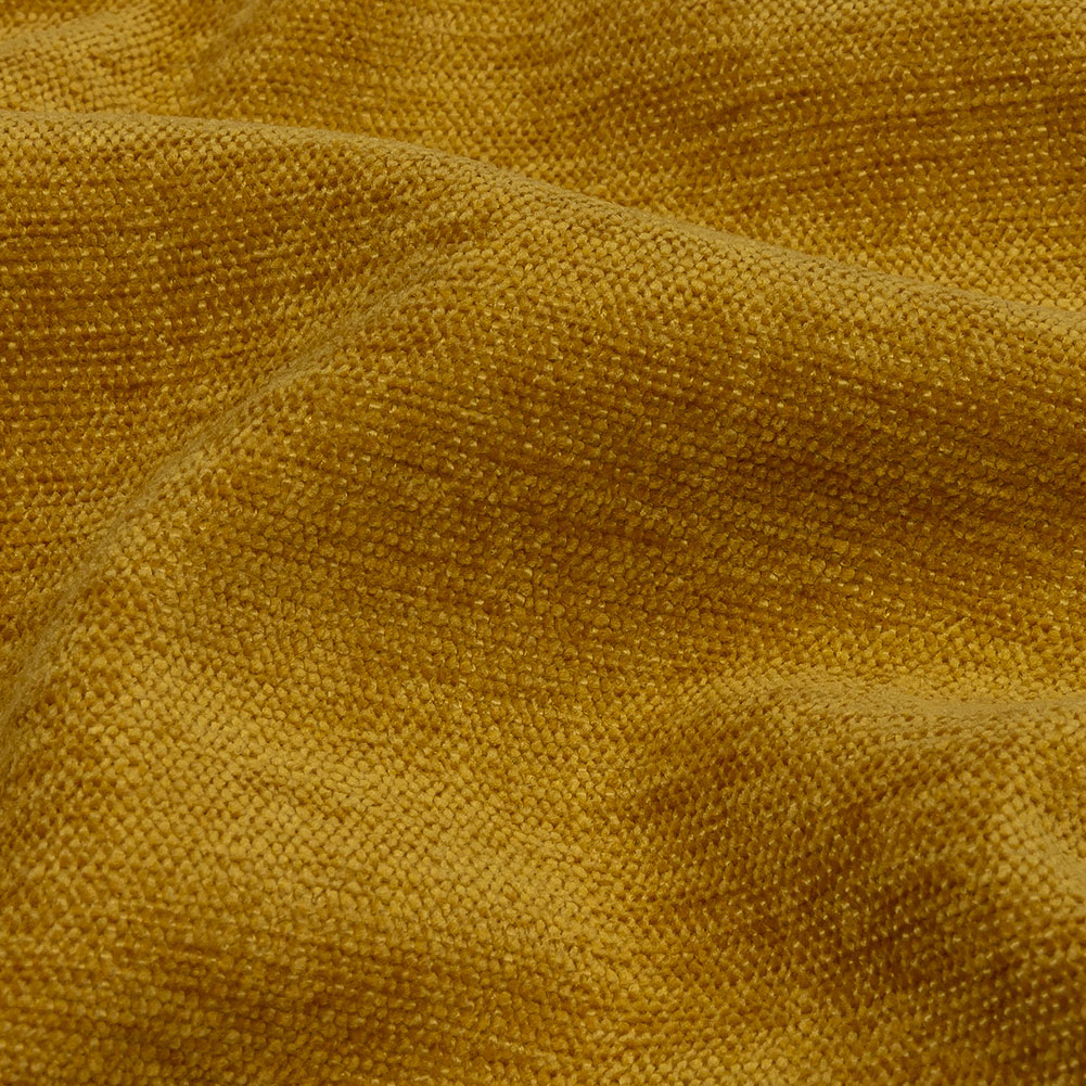 Polyester Upholstery Chenille - Sunflower - British Imported Detail Polyester Upholstery Chenille - Sunflower - British Imported Detail