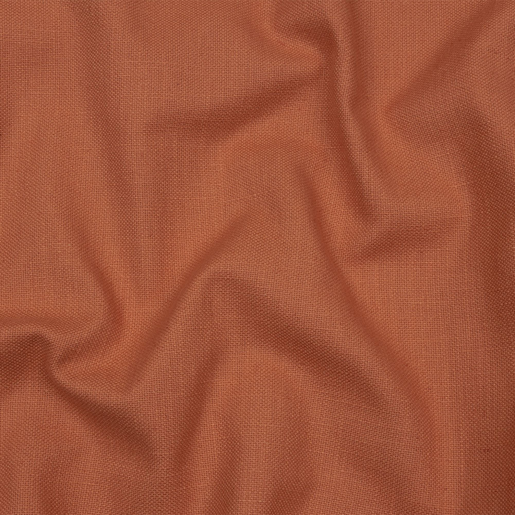 Heavyweight Linen Woven - Coral - British Imported Heavyweight Linen Woven - Coral - British Imported