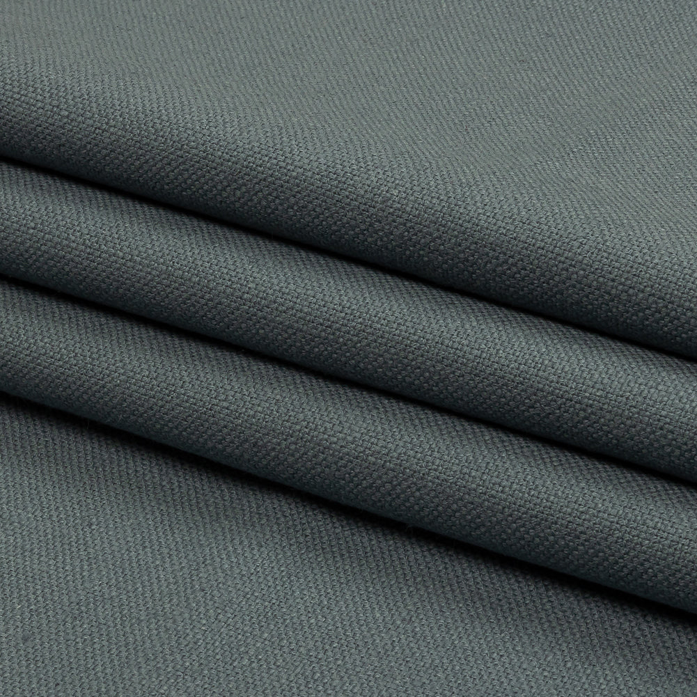 Heavyweight Linen Woven - Denim - British Imported Folded Heavyweight Linen Woven - Denim - British Imported Folded